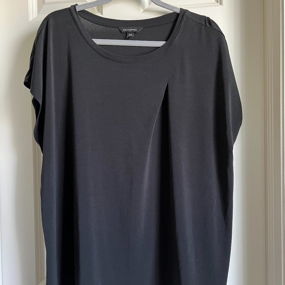 Banana Republic Factory Blouse - Black - Size XXL